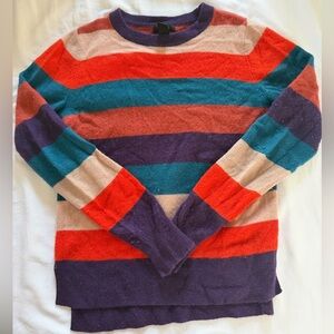 100% Cashmere Striped Sweater